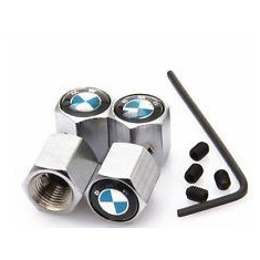 Set capacele ventil metal model pentru BMW cu antifurt seria 1 3 5