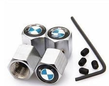 Set capacele ventil metal model pentru BMW cu antifurt seria 1 3 5 foto