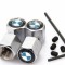Set capacele ventil metal model pentru BMW cu antifurt seria 1 3 5