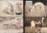 LIBIA 1987 WWF ANTILOPE - SET 4 MAXIME