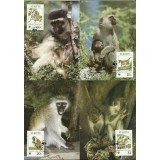 ST. KITTS 1986 WWF MAIMUTE - SET 4 MAXIME