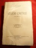 Dobrogeanu Gherea - Studii Critice - vol III - Ed. Alcalay 1926 , 411 pag