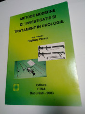 MOTODE MODERNE DE INVESTIGATIE SI TRATAMENT IN UROLOGIE - STELIAN PERSU foto