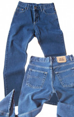 Blugi barbati - drepti - simpli - albastri MOTTO jeans W 30 (Art.031) foto