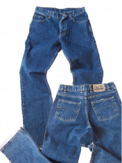 Blugi drepti barbati albastri simpli MOTTO jeans W 30, 31 (Art. 032,033,034) foto