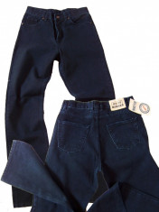 Blugi barbati - drepti - indigo-negru - MOTTO jeans W 31 (Art. 029) foto