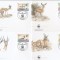 NIGER 1998 WWF ANTILOPE - SET 4 FDC-URI