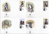 ANGOLA 2004 WWF MAIMUTE - SET 4 FDC-URI