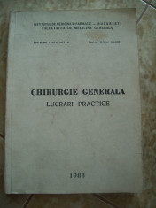 CHIRURGIE GENERALA LUCRARI PRACTICE - SUTEU ,SOARE , FACULTATE MEDICINA foto