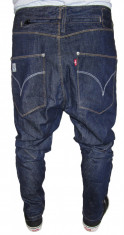 Blugi Conici LEVI&amp;#039;S - TUR LASAT (MARIME: 34) - Talie = 95 CM / Lungime = 108 CM foto