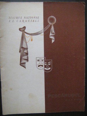 Program de teatru, stagiunea 1958 / Pescarusul, Teatrul IL Caragiale foto