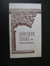 Program de teatru, stagiunea 1957 / Suflete tari, Teatrul Tineretului foto