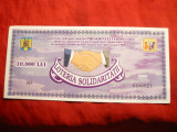 Bilet Loterie - Loteria Solidaritatii - 10 000 lei - 1999 , cal.NC