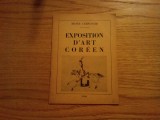 EXPOSITION D`ART COREEN - Musee Cernuschi, 1946, 23 p.