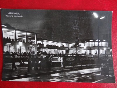 aug15 - Vedere/ Carte postala - Mangalia - Nocturna foto