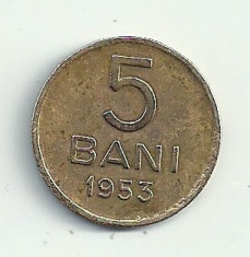 ROMANIA RPR 5 BANI 1953 [3] Livrare in cartonas foto