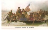 CPI (B5202) CARTE POSTALA - &quot;WASHINGTON CROSSING THE DELAWARE&quot; , 1962, LUPTA