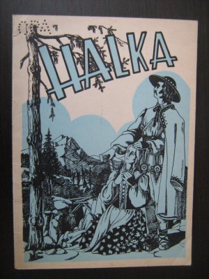 Program de opera - Teatrul de Stat din Cluj-1953 / Halka de W Wolski foto