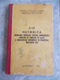 C-19 METODICA PREG.TRUPELOR PTR CUNOSTEREA ARMELOR DE NIMICIRE IN MASA