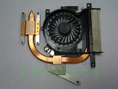 Ventilator + radiator Sony Vaio SVE15 SVE151 SVE1512E1E SVE1512E6E SVE1512Q1E etc ( sistem racire / Cooler / Heatsink ) AD05605HX09G300 3VHK5TMN000 foto