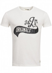 Tricou slim fit Jack &amp;amp;amp; Jones - art 12093229 alb foto