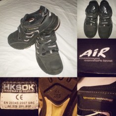 Bocanci de munca protectie bombeu de fier safety HKSDK danemarca model vara 44 foto