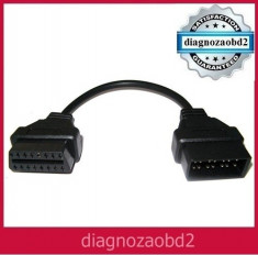 Cablu adaptor tester auto Nissan 14 pini catre OBD 2 pt. Delphi sau CDP+ foto