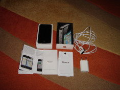 Apple iPhone 4 16GB BLACK NEVERLOCKED CA NOU LA CUTIE - 539 LEI !!! foto