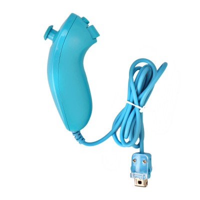 Maneta nunchuck Nintendo Wii controller bleu albastru deschis foto