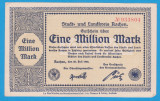 (17) BANCNOTA (NOTGELD) - GERMANIA - AACHEN - 1.000.000 MARK 1923(20 IULIE 1923)