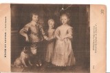 CPI (B5219) LOUVRE, VAN DYCK - PORTRETUL COPIILOR LUI CHARLES I, CAINE