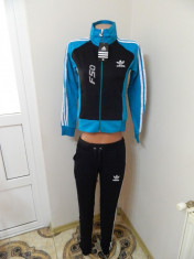 TRENING ADIDAS DAMA-BUMBAC- MARIMI-XL-PENTRU 55-60 KG --TURCOAZ foto