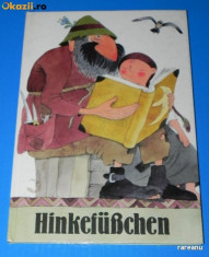 HINKEFUSCHEN - EIN SLOWAKISCHES MARCHEN. Carte pentru copii. in limba germana. Cu ilustratii (01149 foto