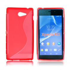 Husa SONY XPERIA M2 TPU S-LINE Red foto