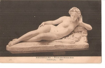 CPI (B5225) CARTE POSTALA - BRUXELLES. PALATUL ARTELOR FRUMOASE, FRISON - MARS foto