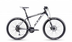 Bicicleta CTM Delta 2.0 negru/alb , cadru 19&amp;quot; foto