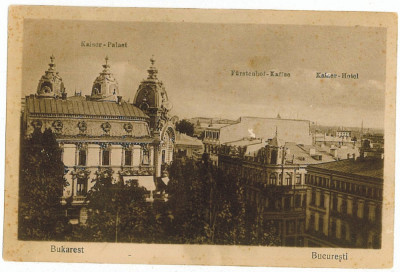 2193 - BUCURESTI, panorama, Romania - old postcard - used foto