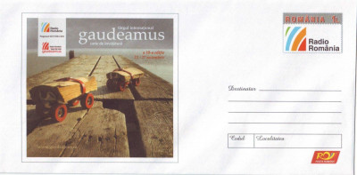 Reclama - Gaudeamus, intreg postal necirculat foto