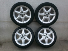 Set jante aliaj Volkswagen R16 4x100 complete cu tot cu cauciucuri. foto