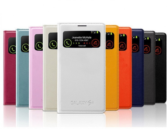 Husa Smart Cover Samsung Galaxy S4 i9500 i9501 i9505 i9502 + folie + stylus