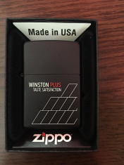 Bricheta Zippo Winston originala, noua cu garantie pe viata foto