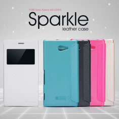 Husa SONY XPERIA M2 Sparkle S-VIEW Pink by Nillkin foto