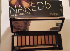 Trusa machiaj paleta farduri Naked 5 Urban Decay profesionala culori neutre foto