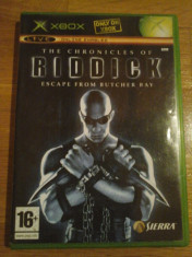 JOC XBOX clasic THE CHRONICLES OF RIDDICK ESCAPE FROM BUTCHER BAY PAL /by WADDER foto