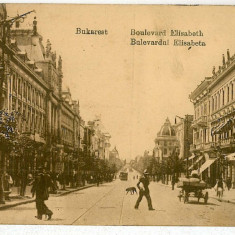 2191 - BUCURESTI, Elisabeth avenue, Romania - old postcard - used - 1930