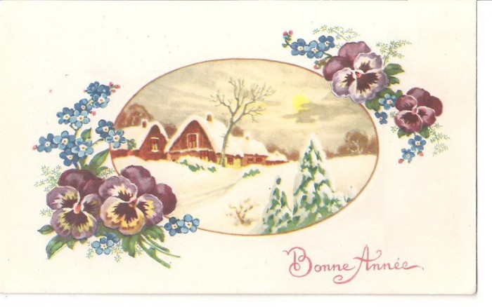 CPI (B5217) CARTE POSTALA - FELICITARE DE ANUL NOU, BONNE ANNEE