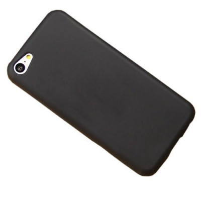 Husa silicon neagru Iphone 5C 5 C foto