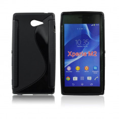 Husa SONY XPERIA M2 TPU S-LINE Black foto