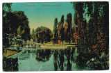 1327 - BUCURESTI, Park Cismigiu - old postcard - used, Circulata, Printata