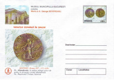 Monede Romane, intreg postal necirculat, 2000 foto